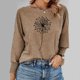 thumbnail image 4 of Puntoco Abrigo De Mujer Camiseta De Manga Larga Estampada con Cuello Redondo para Mujer Liquidación De Navidad Puntoco Puntoco-208, 4 of 5