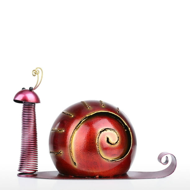 Tooarts Snail Ornament Iron Cartoon Snail Fun Decoration Garden Or Children S Room Decor Farmhouse Style Fairy Tale Garden Accessories Walmart Com Walmart Com