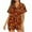 Multicolor, variant on Dolkfu Halleween Women Pajamas Set Short Sleeve Pocket Pumpkin Button up Shorts Set Womens Comfy Sleep Wear L