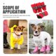 thumbnail image 4 of Dog Shoes Snow Winter Rainy Days Dogs Puppies Red Cloth Easy-to-Clean 4Pcs, 4 of 4