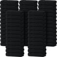thumbnail image 2 of Tens Towels Pack of 60 Washcloths, 12 x 12 Inches, Lighter Weight, Quick to Dry, Super Soft & Absorbent, Gentle Face Towels, Hotel Quality, Perfect for Bathroom, Gym, Spa (Black, 60 Pack), 2 of 6
