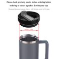 thumbnail image 4 of Tapa de vaso AESKEIA 1183 ml compatible con Stanley Quencher, 4 of 7