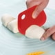 thumbnail image 5 of Dough Scraper Flexible Silicone | Standable Baking Tool for Cutting & Spreading | Durable Non-Stick Kitchen Utensil | Multi-Use Cream & Dough Spatula | 1 Pc | 12.5x8.5x0.5cm | Green Red Gray, 5 of 6