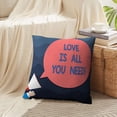 thumbnail image 4 of LALILO Throw Pillow Covers Sign Showing Love You Inspiration Cushion Cover 18" x 18", 2 Pack, 4 of 6