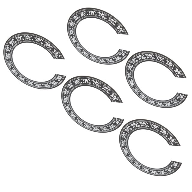 Khall Autocollant de Son, 5 Pcs Autocollant de Son 39 Po Rond Outils de Protection Guitare Classique Protection Environnementale PVC, Pièces de Guitare