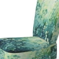 thumbnail image 4 of Designart "Misty pasture I" Teal Abstract Landscape Upholstered Accent Chair - Modern Arm Chair For Bedroom, 4 of 5