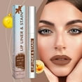 thumbnail image 3 of Lip Stain Lip Liner Stain Natural Long Lasting Lip Stain Peel Off Stay on All Day Transfer Proof Highly Pigmented Instant Peel Off Lip Stain Color Rose 3ml, 3 of 3