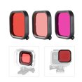 thumbnail image 4 of Filters 3pcs Underwater Filter Lenses Kit Compatible with   8 Black Camera Waterproof Housing Case, 4 of 7