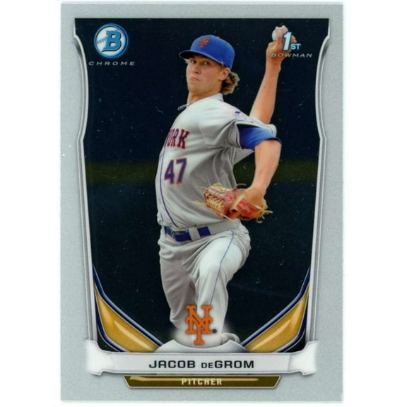 MLB 2014 Bowman Chrome Prospects 1st Bowman Jacob deGrom BCP73