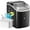 Black-01, variant on Philergo Nugget Ice Maker Countertop, 35lbs/24H with Self-Cleaning Function Pellet Ice Maker for Home, Kitchen, Office, Stainless Steel