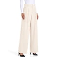thumbnail image 2 of Sundazz Women's Dress Pants Wide Leg Work Pants High Waisted Business Casual Trousers with Pockets, 2 of 9
