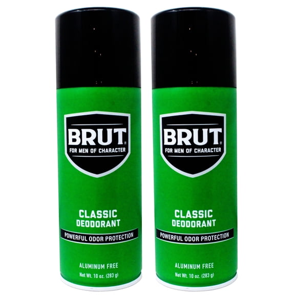 BRUT Deodorant Spray Classic Scent 10 oz (Pack of 2)