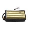 thumbnail image 3 of Yinanstore Guitare Humbucker Pickup Facile à Installer Quatre Rails Multifonction Pièces Robustes Jaune, 3 of 8
