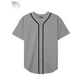 thumbnail image 2 of Hat and Beyond Men's Baseball Jersey Button Down Athletic Uniform, 2 of 4