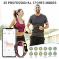 thumbnail image 4 of Rastreador de fitness con monitor de frecuencia cardíaca, contador de pasos, Monitor de sueño, rastreo de calorías, rastreador de actividad con pantalla táctil amoled de 1,1 pulgadas, 4 of 5