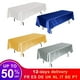 thumbnail image 2 of Mantel rectangular de satén para mesa, superposiciones para boda, Navidad, Baby Shower, eventos de cumpleaños, decoración de banquete, mesa de comedor para el hogar qym unisex, 2 of 2