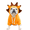 Lion, variant on BT Bear Dogs Hoodie, Sweatshirt Fruit Warm Coat Sweater, Cold Weather Costume for Puppy Small Medium Dog Lion S