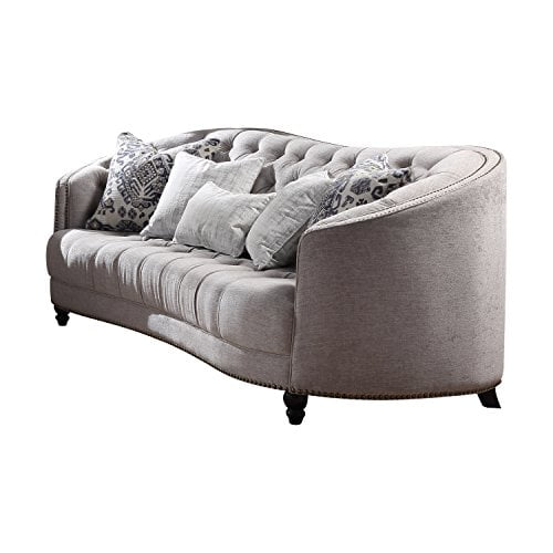 ACME Furniture 52060 Saira Sofa, Light Gray