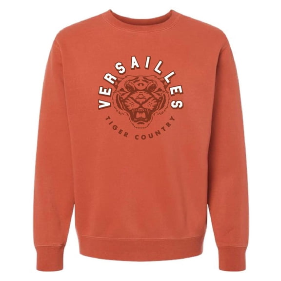 Versailles Tiger Country Unisex Crewneck - Amber