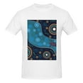 thumbnail image 4 of Bingfone Bohemian Turtle Men'S Loose Fit Short-Sleeve Pocket T-Shirt, 4 of 7