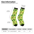 thumbnail image 2 of KLL Kiwi and Avocado Print Cool Socks Men's Women's Crew Socks Funny Crazy Novelty Stockings, 2 of 6
