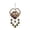 C, variant on Heart Wind Chime, Acrylic Bird Bell Ornament, Vintage Hanging Decor for Patio Garden Gift, Love Wind Chime, Romantic Outdoor Decoration, Memorial Wind Chime, D
