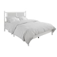 thumbnail image 5 of Castle Place Rattan Queen Wooden Platform Bed, White, 5 of 8