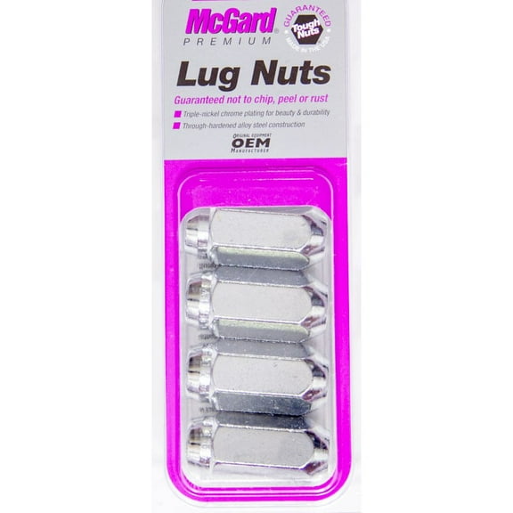 Mcgard LUG NUT 14MM X 2.00 DUPLEX CONICAL SEAT (4)