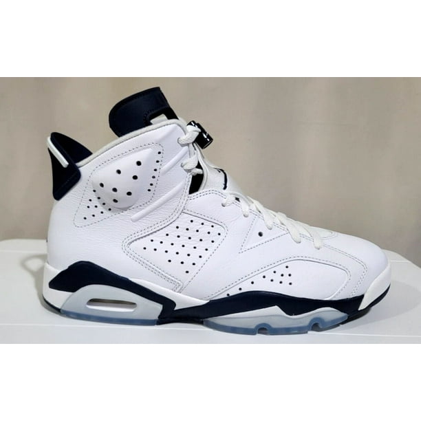 Ni - ke Ni - ke Air Jordan 6 Retro White/Midnight Navy 2022 CT8529-141 Men's Size 10
