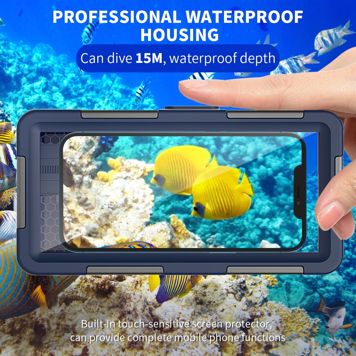 SHELLBOX Waterproof Diving Cell Phone Case for Iphone