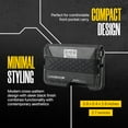 thumbnail image 4 of Carbinox RFID NFC Blocking Water-Resistant Slim Minimalist Smart Wallet, 4 of 5