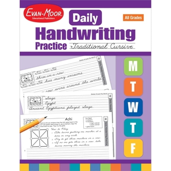 Pre-Owned Daily Handwriting Practice: Traditional Cursive, Kindergarten - Grade 6 Teacher Edition (Paperback) 1557997543 9781557997548