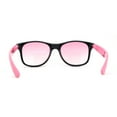 thumbnail image 2 of Classic Iconic 2 Tone Horn Rim Sunglasses Black Pink, 2 of 4