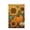 A001- A, variant on Yard Flag | Sunflower Stained Glass Print Fall Decor | Outdoor Decor for Halloween and Thanksgiving Decor, Farmhouse Decor for Garden Porch