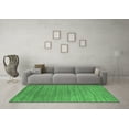 thumbnail image 3 of Ahgly Company Indoor Round Abstract Emerald Green Contemporary Area Rugs, 6' Round, 3 of 4