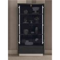 thumbnail image 4 of Los Angeles Vitrine Grey high gloss, Back Mirror with LED light,, Adjustable 3 glass shelves. 1 ..., 4 of 6