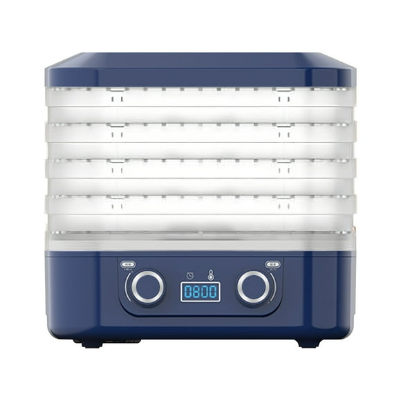 EDHITNR Clearance Dryer Machine For Home For Candy Snacks Airflow Food Dehydrator Machine With 6 Trays Trays Jerky Dryer With Digital Adjustable Timer Temperature Black and Friday Deals 90% off