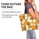 thumbnail image 2 of Disketp White Floral and Butterflies Bolsa Tote Estampada para Mujer, Bolso de Hombro y de Mano para Compras y Viajes, 2 of 8