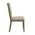 thumbnail image 2 of Weston Home Carter Antique Beige Fabric Dining Chairs, Set of 2, 2 of 8