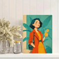 thumbnail image 2 of Retro Creative Juice Illustration Canvas Aesthetic Dorm Room Wall Decor, 2 of 8