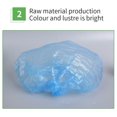 thumbnail image 4 of 100pcs Disposable Hair Cap Reusable Shower Cap Hat Cap Clear Plastic, 4 of 7
