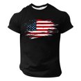 thumbnail image 3 of Camisetas de Manga Larga para Hombres Moda Casual Impresión Sólida Cuello Redondo Camisetas, Camisetas de Algodón de Poliéster Blusa, 3 of 5