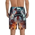 thumbnail image 3 of Stay Puft Movie Ghostbusters Men's Short Pajama Pants Lightweight Daily Lounge Shorts Bottoms Sleepwear Cozy Soft Home Pajama Pants Shorts, 3 of 9