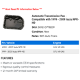 thumbnail image 2 of Automatic Transmission Pan - Compatible with 1999 - 2009 Isuzu NPR-HD 2000 2001 2002 2003 2004 2005 2006 2007 2008, 2 of 2