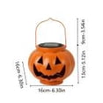 thumbnail image 5 of Halloween Lights Decor Pumpkin Solar Lantern, Jack O Lantern Pumpkin Lights for Halloween Decorations Outdoor, Weatherproof Fall Yard Decor for Yard, Home, 5 of 5