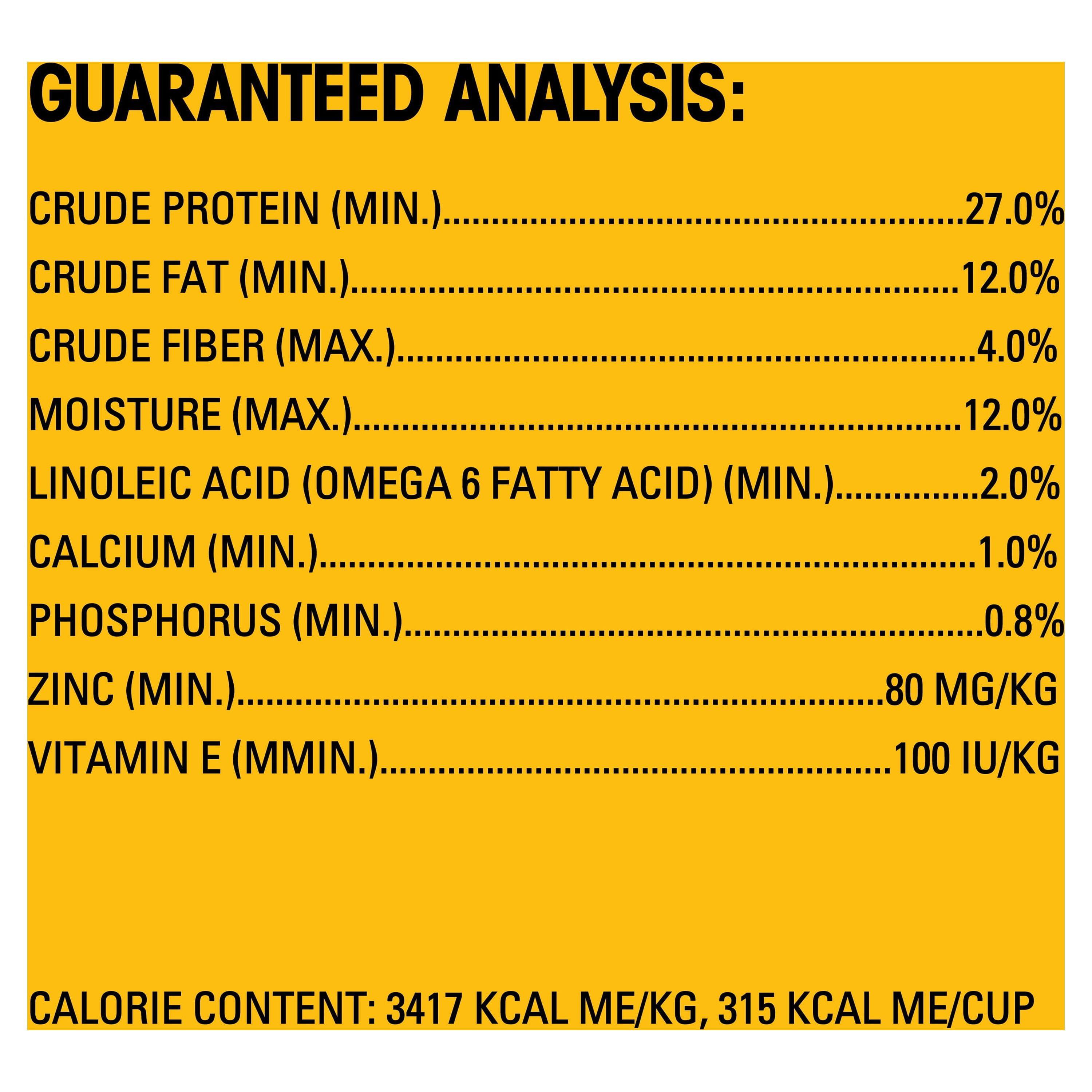 Pedigree High Protein Adult Dry Dog Food Beef and Lamb Flavor, 50 lb. Bonus Bag