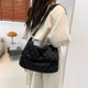 thumbnail image 5 of Bolso Mujer Invierno Acolchado Hombro Moda Casual Bolso De Compras Negro, 5 of 9