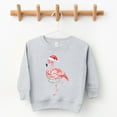 thumbnail image 6 of Flamingo Christmas Lights Watercolor - Toddler Graphic Sweatshirt, 6 of 12