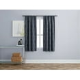 thumbnail image 1 of Eclipse Zana Trellis 63" Blackout Rod Pocket Window Panel, 1 of 3