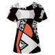 thumbnail image 5 of Camiseta sin tirantes con estampado de amor de manga corta y cuello redondo de verano para mujer Blusas OAVQHLG3B Store  lin121212, 5 of 5